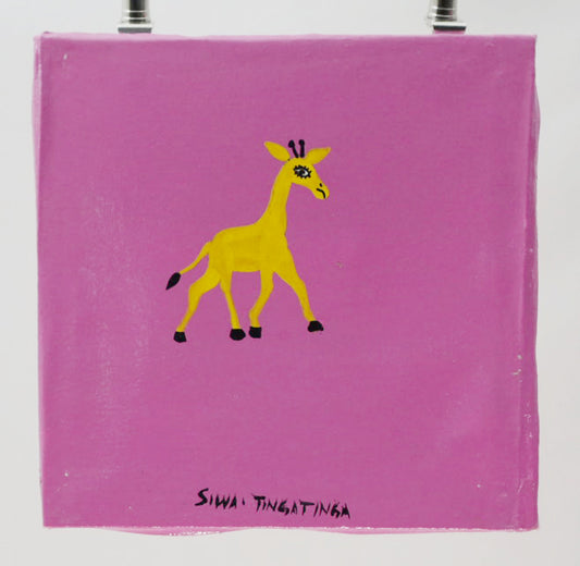 ティンガティンガ|シワ|ンドゴ キリン ピンク背景 #2602032 ndogo Giraffe Pink Back