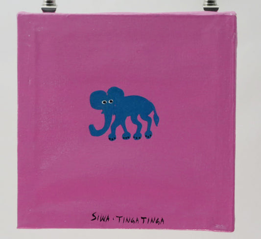 ティンガティンガ|シワ|ンドゴ エレファント ピンク背景 #2602034 ndogo Ellephant Pink Back