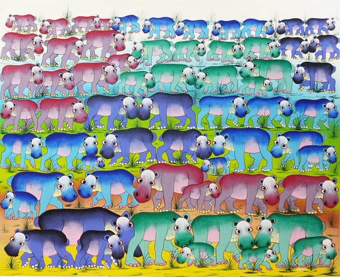 AKILYの絵には、なぜこんなにも生命力があるのだろう