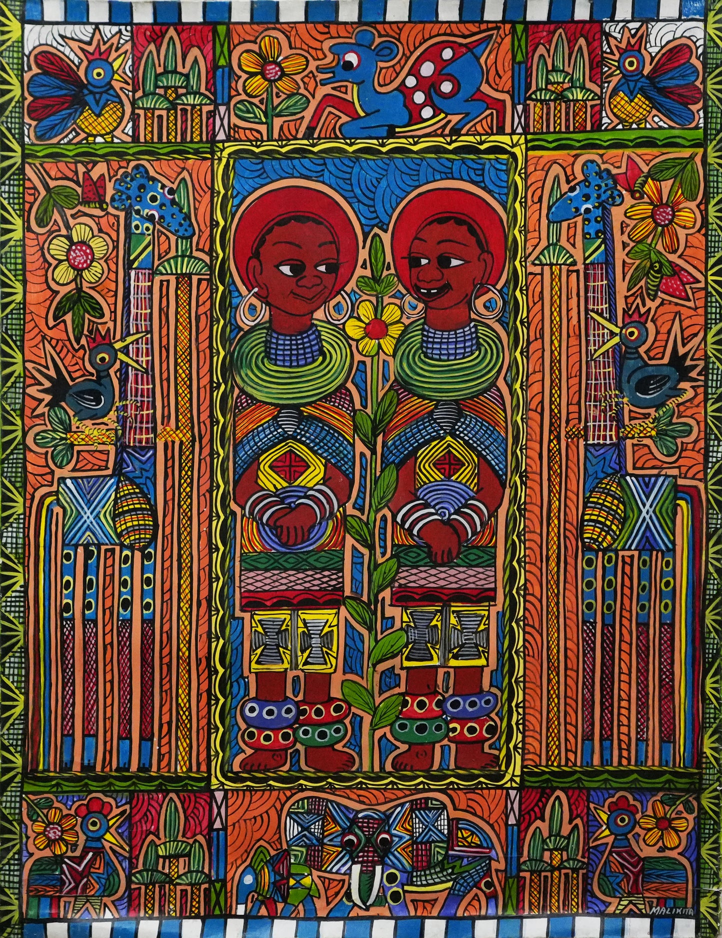 ティンガティンガ　原画 　MALIKITA　Mandara