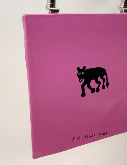 ティンガティンガ｜シワ｜ンドゴ  レオパード ピンク背景 #2602038 ndogo Leopard Pink Back